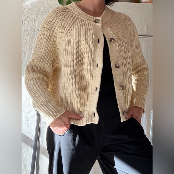 Madewell Rib Raglan-Sleeve Cardigan - Excellent Condition - Picture 4 of 8